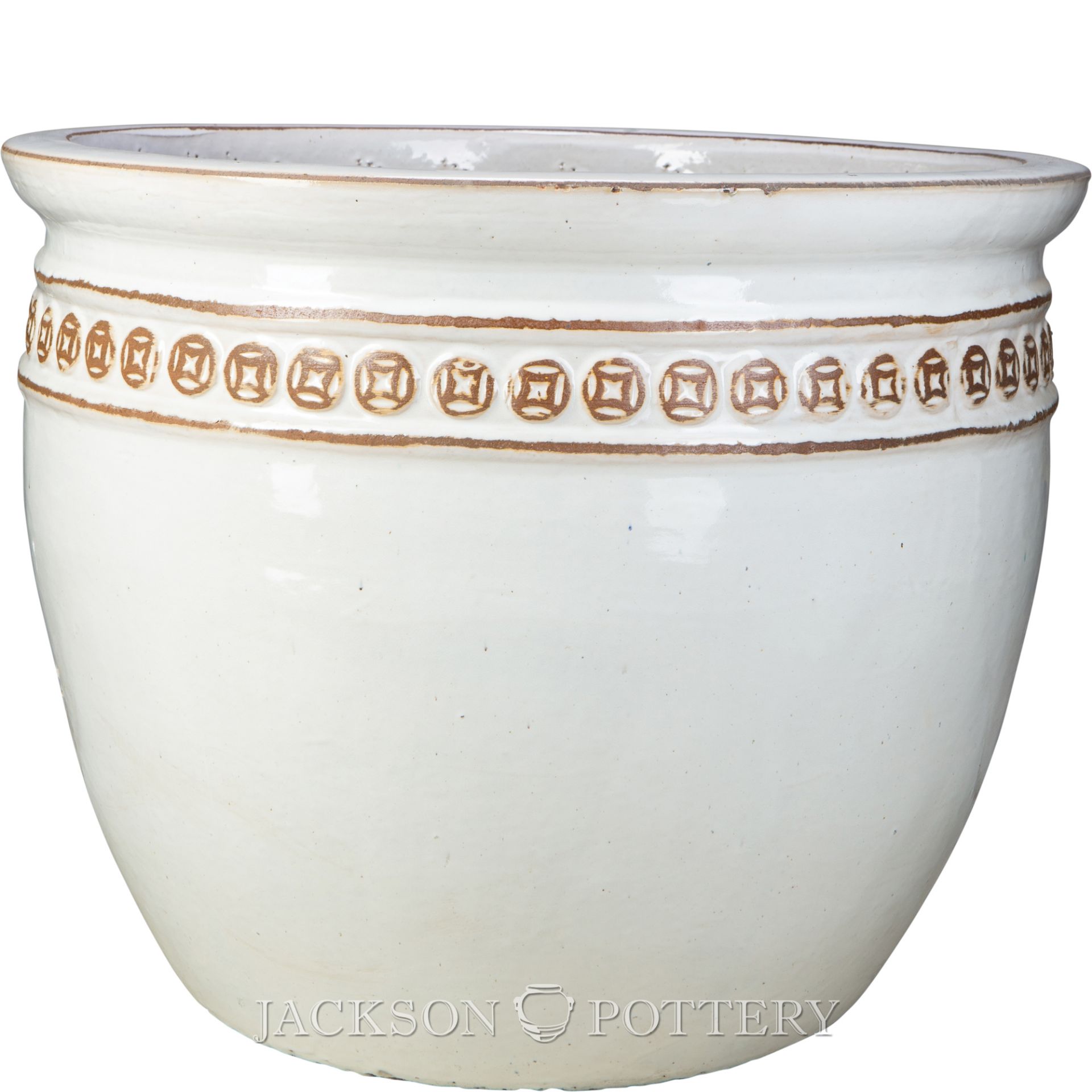 Jackson Pottery | 29 in. Coin Pot - Antique White