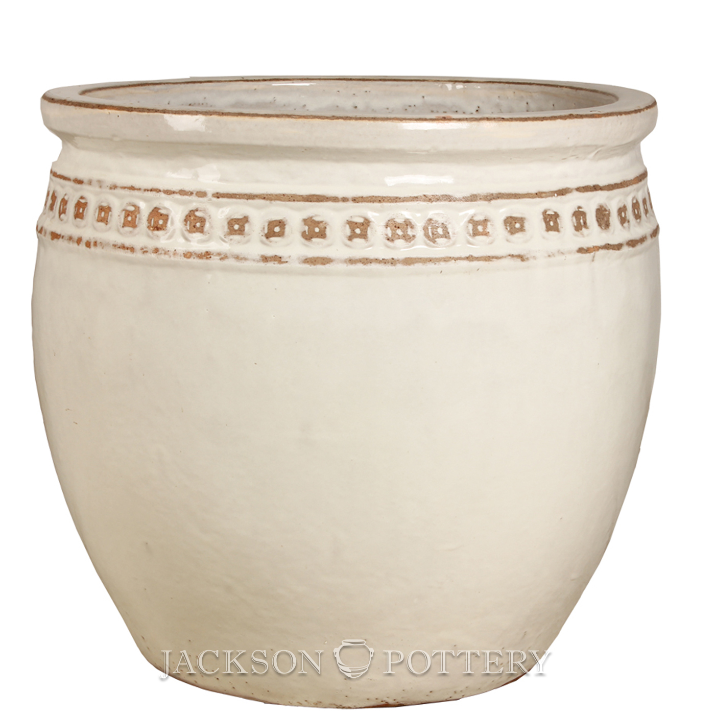 Jackson Pottery | 24 in. Coin Pot - Antique White