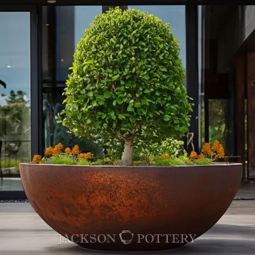 Picture of WRP-CT-01C Duran Bowl Planter, 39.5 in.