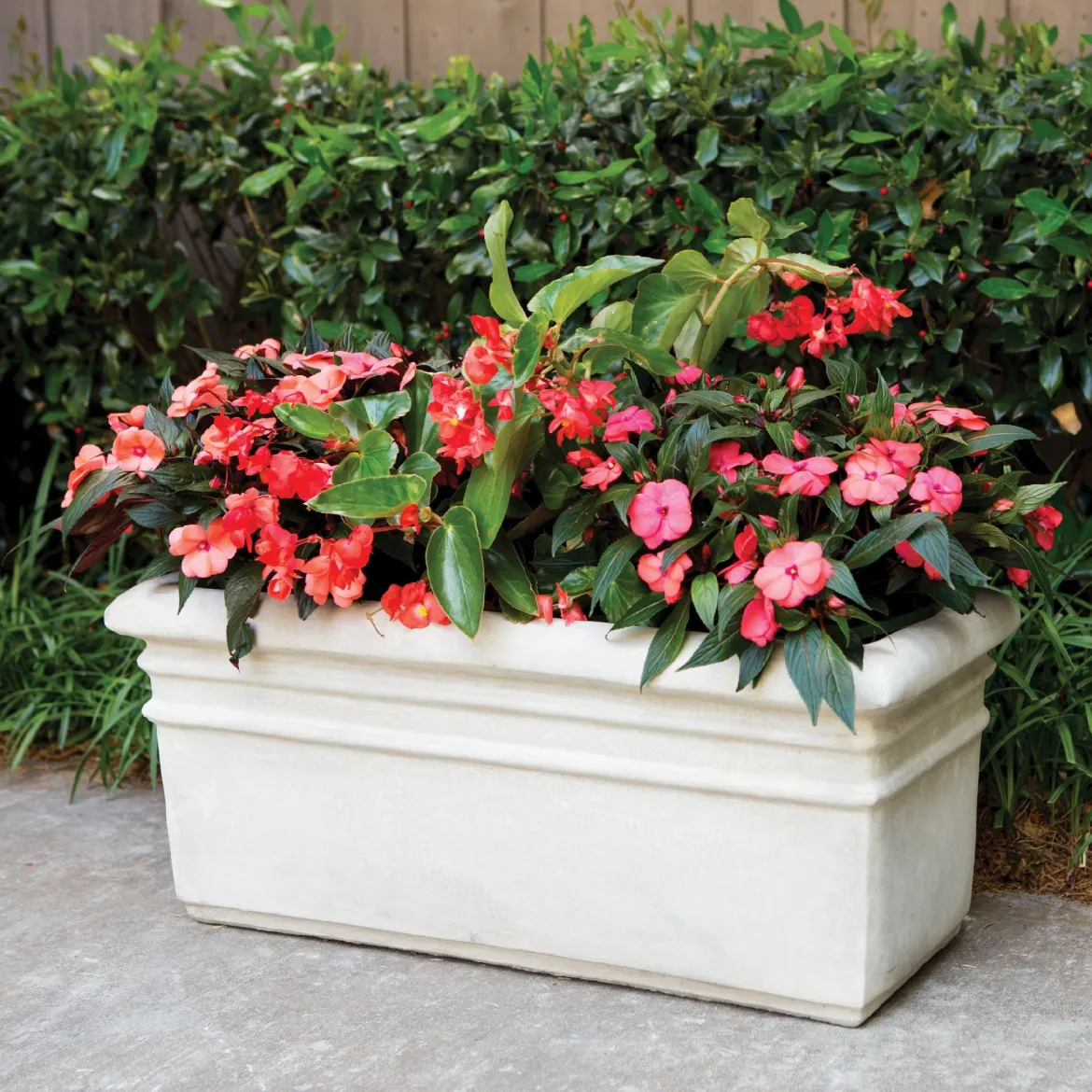 Picture of JCS-86107 Rectangular Banded Planter, 24 in.