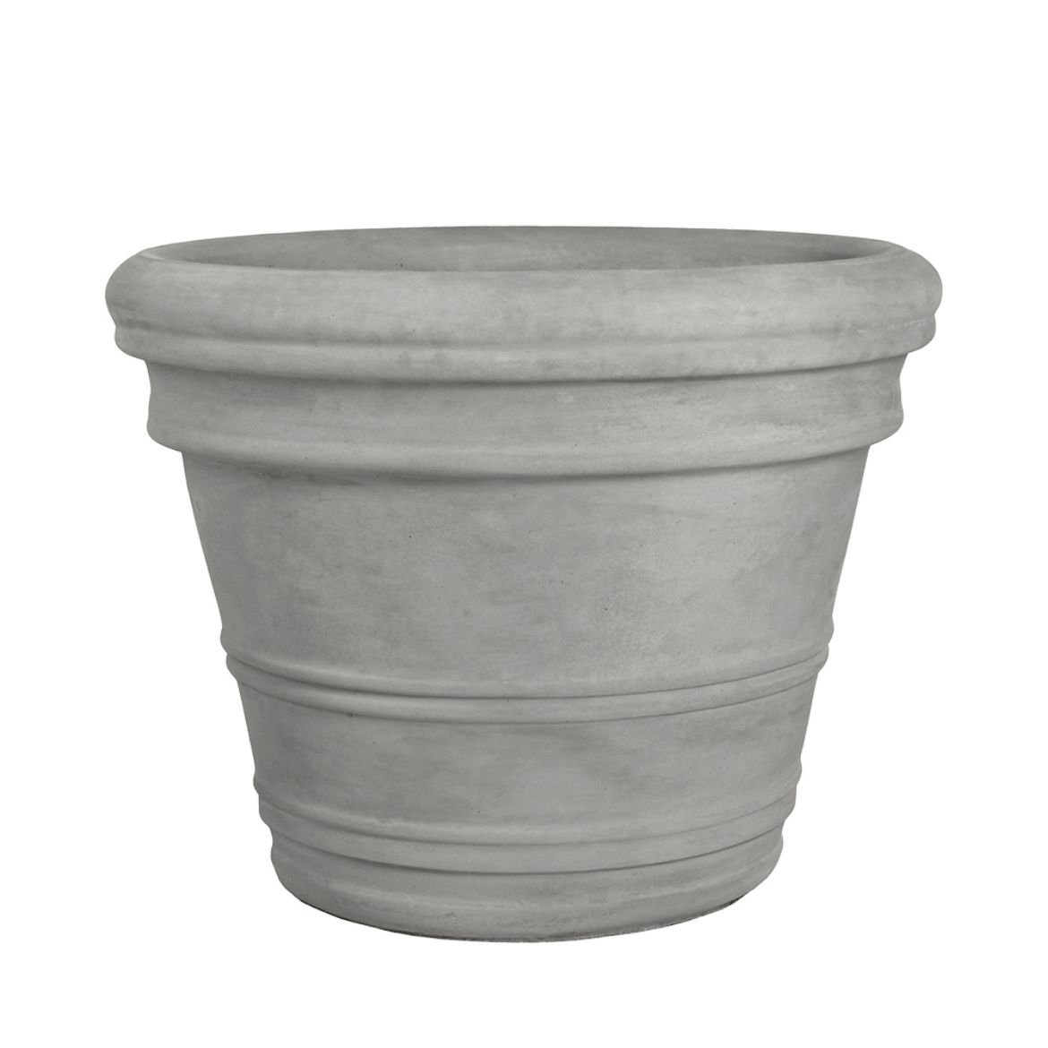 Jackson Pottery | 31 in. Double Roll Rim Pot - Natural Finish - Grey