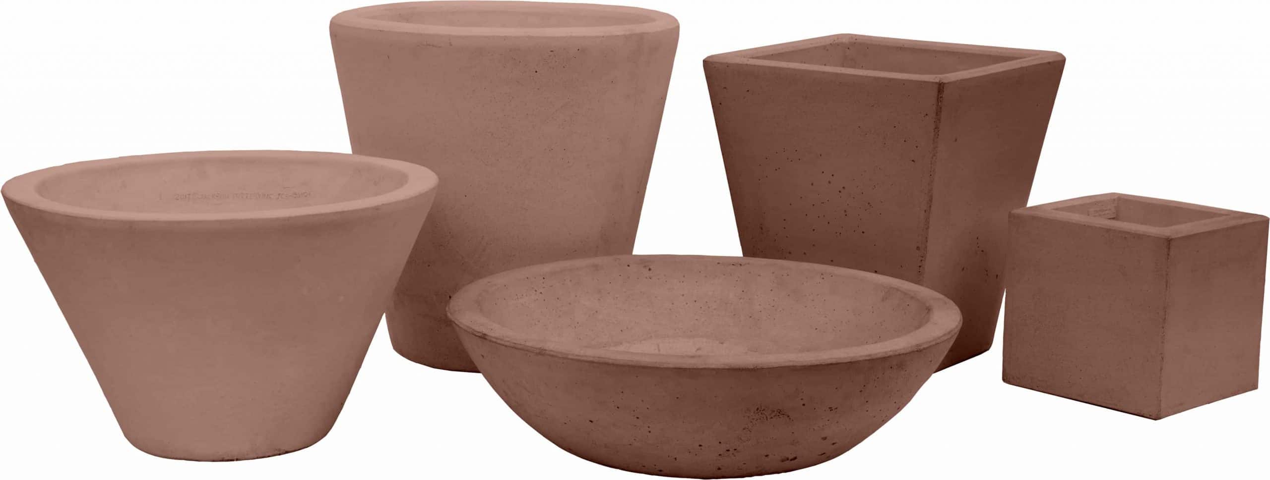 Desert Rose cast stone color